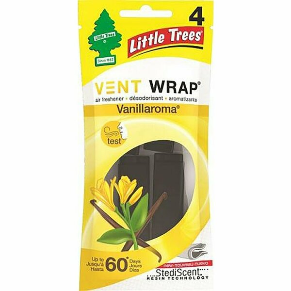 Little Trees Vent Wrap Vanilaroma 4Pk CTK-52732-24